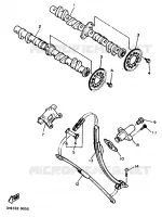 ARBRE A CAMES / CHAINE DE DISTRIBUTION pour Yamaha FZR 1989