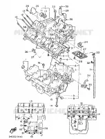 CARTER MOTEUR pour Yamaha FZR 1989