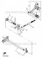 AXE DE SELECTEUR / PEDALE pour Yamaha FZR 1989