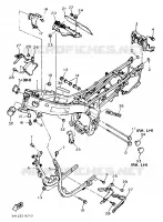 CADRE pour Yamaha FZR 1989