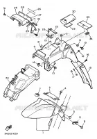 GARDE BOUE pour Yamaha FZR 1989