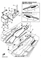 COUVERCLE LATERAL pour Yamaha FZR 1989