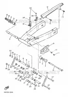 BRAS ARRIERE pour Yamaha FZR 1989