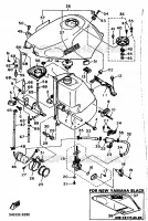 RESERVOIR A ESSENCE pour Yamaha FZR 1989