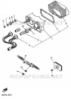 FEU ARRIERE pour Yamaha FZR 1989