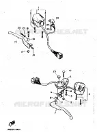 COMMODO / LEVIER pour Yamaha FZR 1989