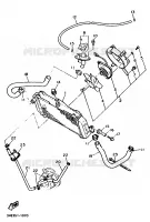 RADIATEUR / DURITES pour Yamaha FZR 1992