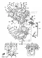 CARTER MOTEUR pour Yamaha FZR 1992