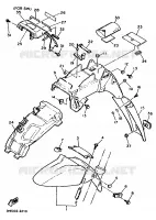 GARDE BOUE pour Yamaha FZR 1992