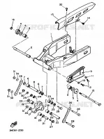 BRAS ARRIERE pour Yamaha FZR 1992