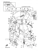 RESERVOIR A ESSENCE pour Yamaha FZR 1992