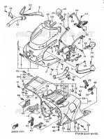 CARENAGES 1  pour Yamaha FZR 1992