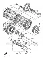 EMBRAYAGE DE DEMARREUR pour Yamaha FZR 1988