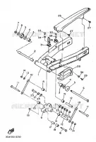 BRAS ARRIERE pour Yamaha FZR 1988
