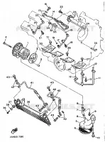 POMPE A HUILE pour Yamaha FZR 1988