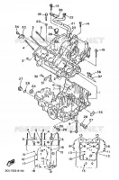 CARTER MOTEUR pour Yamaha FZR 1988