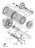 EMBRAYAGE DE DEMARREUR pour Yamaha FZR 1988