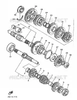 TRANSMISSION pour Yamaha FZR 1988