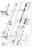 FOURCHE pour Yamaha FZR 1988