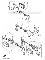 CLIGNOTANT pour Yamaha FZR 1988