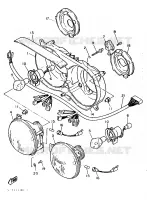PHARE  pour Yamaha FZR 1988