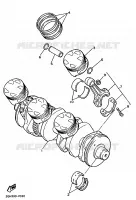 VILEBREQUIN / PISTON pour Yamaha FZR 1988