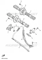 ARBRE A CAMES / CHAINE DE DISTRIBUTION pour Yamaha FZR 1988