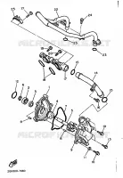 POMPE A EAU pour Yamaha FZR 1988