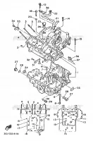 CARTER MOTEUR pour Yamaha FZR 1988
