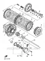 EMBRAYAGE DE DEMARREUR pour Yamaha FZR 1988