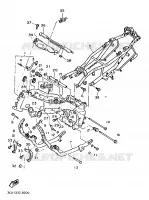 CADRE pour Yamaha FZR 1988