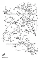 GARDE BOUE pour Yamaha FZR 1988