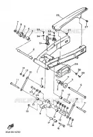 BRAS ARRIERE pour Yamaha FZR 1988