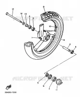 ROUE AVANT pour Yamaha FZR 1988