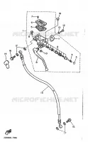 MAITRE CYLINDRE D'EMBRAYAGE pour Yamaha FZR 1988