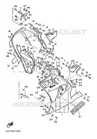 CARENAGES 2 pour Yamaha FZR 1988