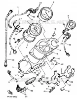 COMPTEUR  pour Yamaha FZR 1989