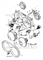 PHARE  pour Yamaha FZR 1989