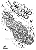 CULASSE pour Yamaha FZR 1989