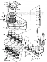 ADMISSION pour Yamaha FZR 1989