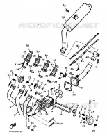 ECHAPPEMENT pour Yamaha FZR 1989