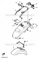 GARDE BOUE pour Yamaha FZR 1989