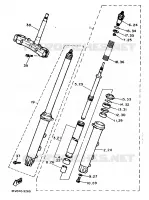 FOURCHE pour Yamaha FZR 1989
