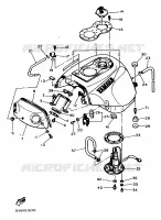 RESERVOIR A ESSENCE pour Yamaha FZR 1989