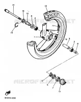 ROUE AVANT pour Yamaha FZR 1989