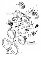 PHARE  pour Yamaha FZR 1989