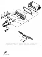 FEU ARRIERE pour Yamaha FZR 1989