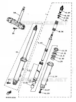 FOURCHE pour Yamaha FZR 1989