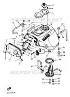 RESERVOIR A ESSENCE pour Yamaha FZR 1989