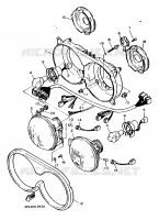 PHARE  pour Yamaha FZR 1989